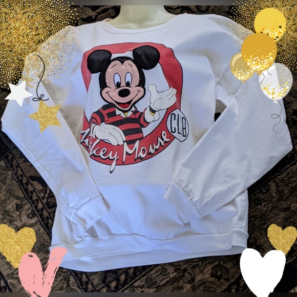 VINTAGE ,70'S MICKEY MOUSE CLUB SWEAT SHIRT - Picture 5 of 6